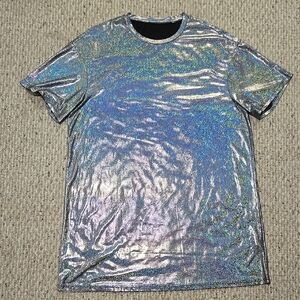 Holographic Silver Womens Dress